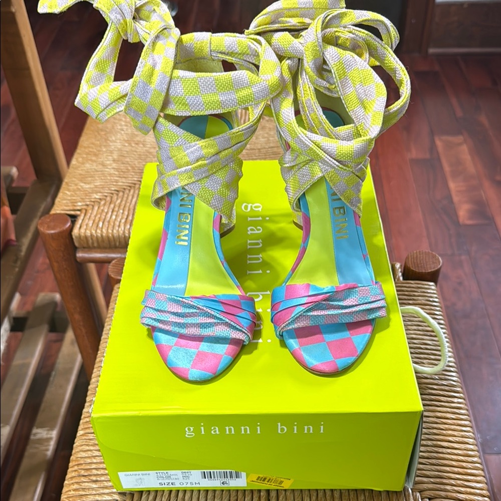 Gianni Bini Pink and Blue Women's Shoes